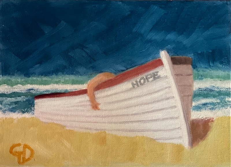 Hope.jpg - Hope Water-soluble oil on canvas, 6 x 8" (15.2 x 20.3 cm) Completed October 2023.